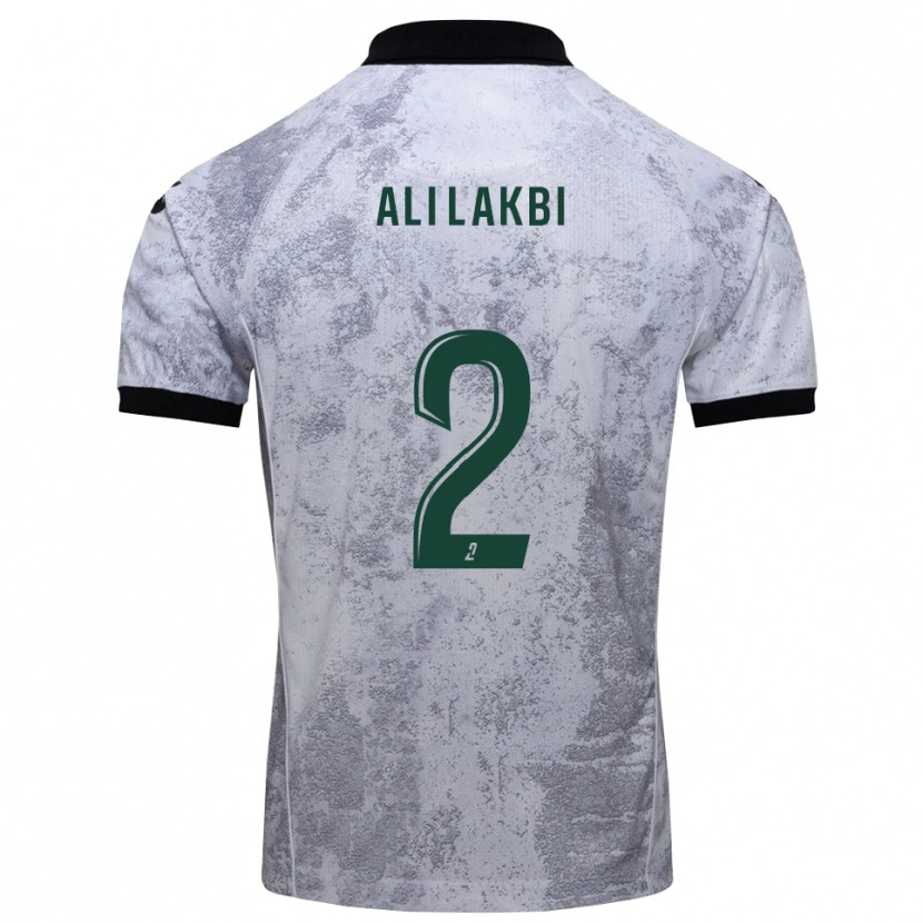 Danxen Pánské Mohamed Ali Lakbi #2 Bílá Černá Daleko Hráčské Dresy 2025/26 Dres