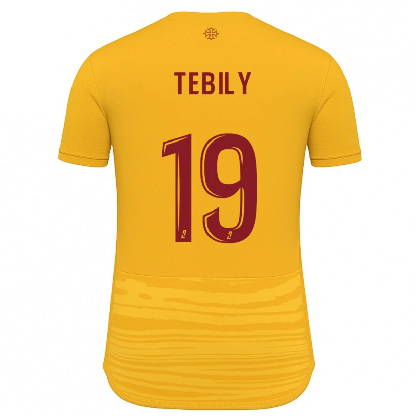 Danxen Pánské Hermann Tebily #19 Oranžová Burgundská Daleko Hráčské Dresy 2025/26 Dres