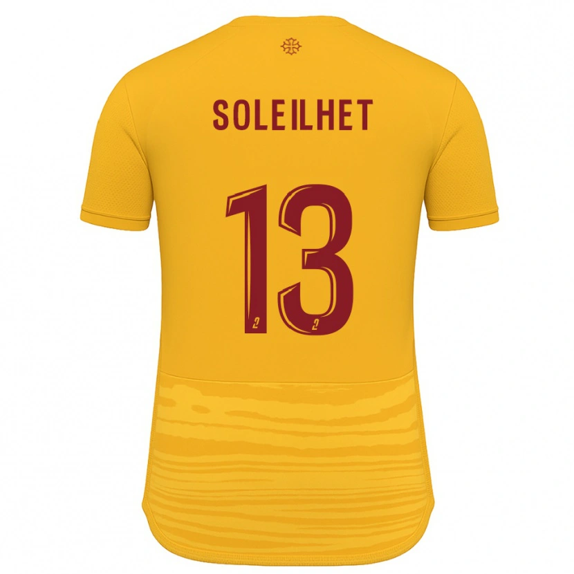 Danxen Pánské Alicia Soleilhet #13 Oranžová Burgundská Daleko Hráčské Dresy 2025/26 Dres