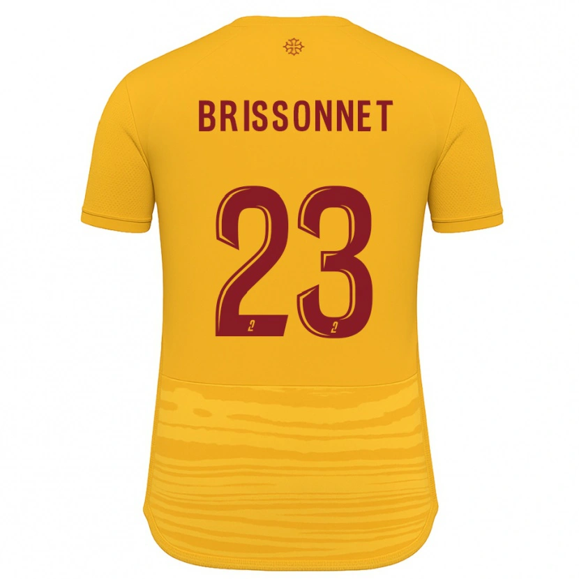 Danxen Pánské Tiphaine Brissonnet #23 Oranžová Burgundská Daleko Hráčské Dresy 2025/26 Dres