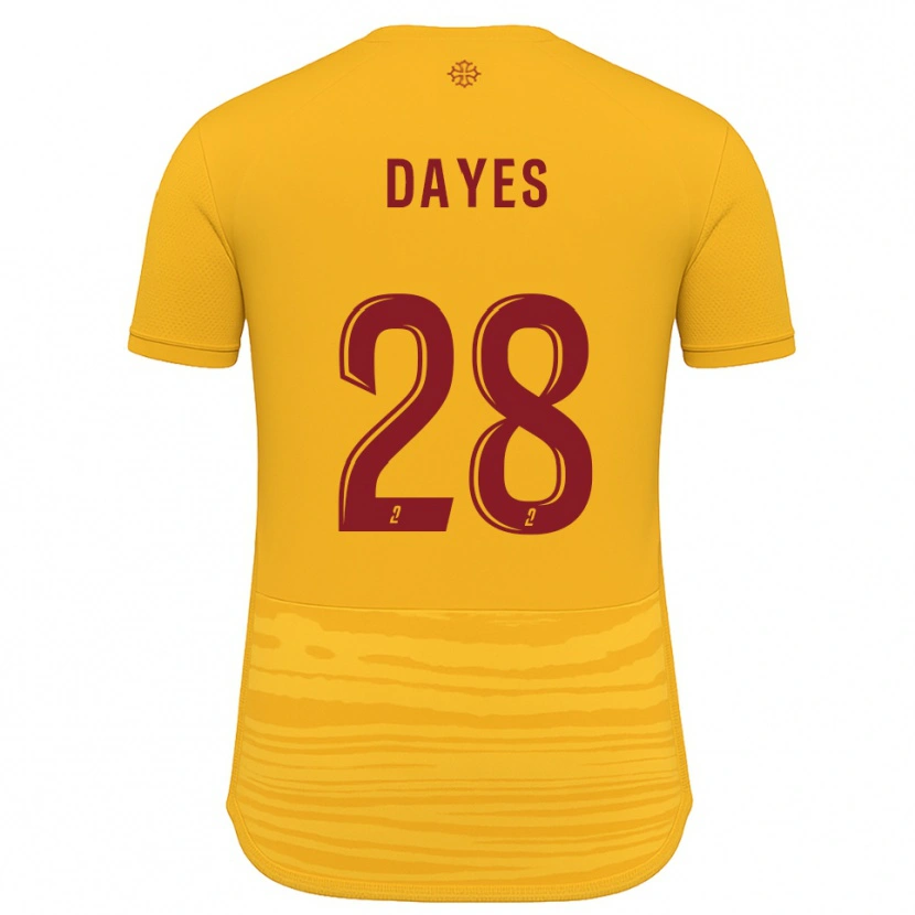 Danxen Pánské Mikayla Dayes #28 Oranžová Burgundská Daleko Hráčské Dresy 2025/26 Dres