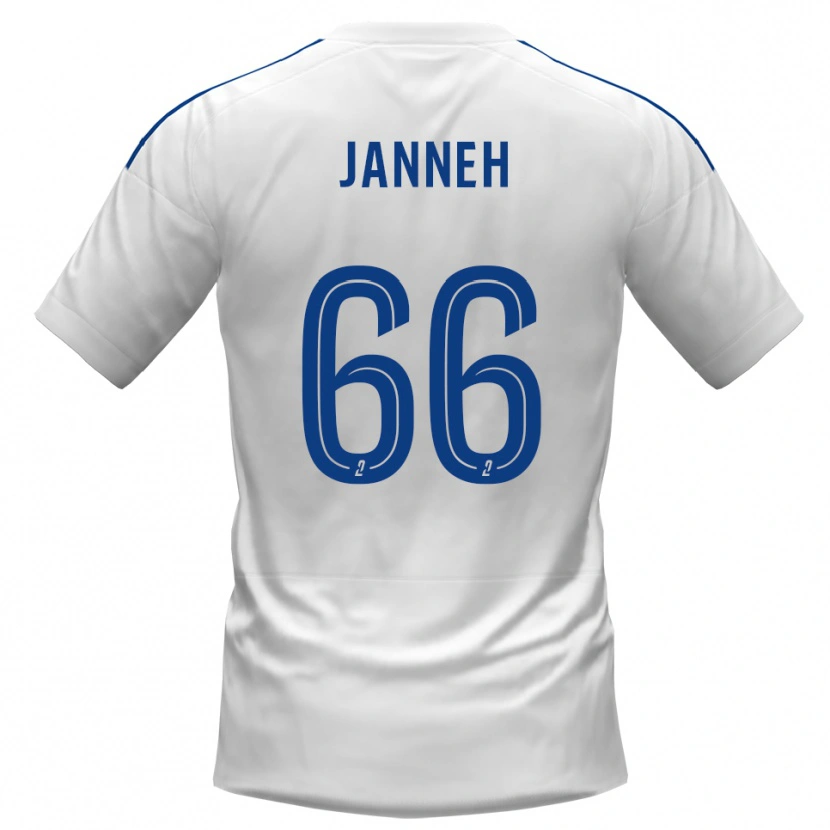 Danxen Pánské Jocelyn Janneh #66 Bílá Modrá Daleko Hráčské Dresy 2025/26 Dres