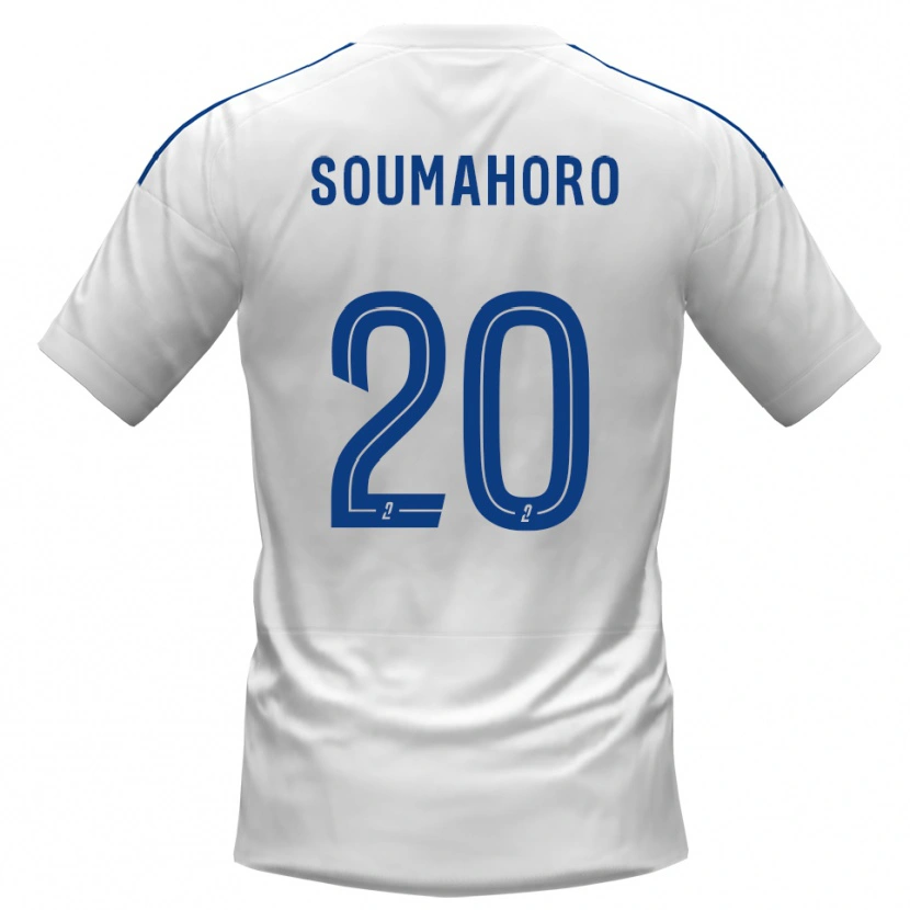 Danxen Pánské Mamadou Soumahoro #20 Bílá Modrá Daleko Hráčské Dresy 2025/26 Dres