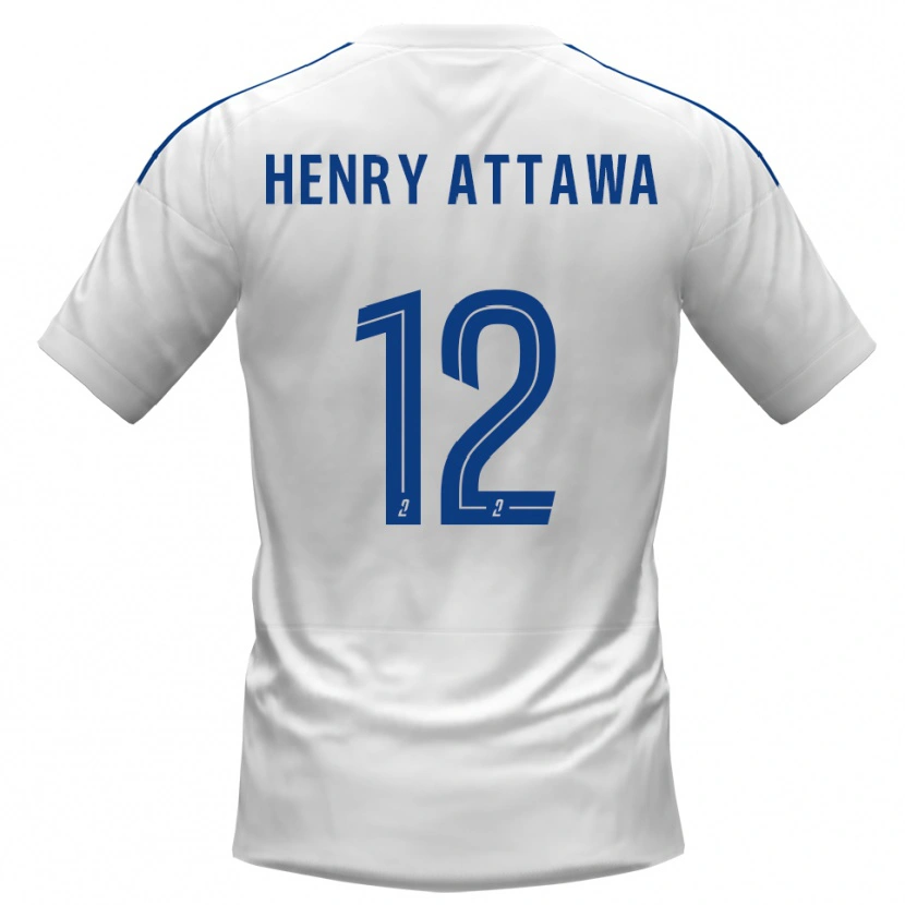 Danxen Pánské Yoel Henry Attawa #12 Bílá Modrá Daleko Hráčské Dresy 2025/26 Dres