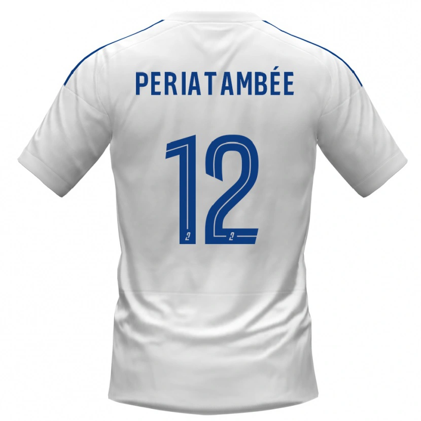 Danxen Pánské Tanis Periatambée #12 Bílá Modrá Daleko Hráčské Dresy 2025/26 Dres
