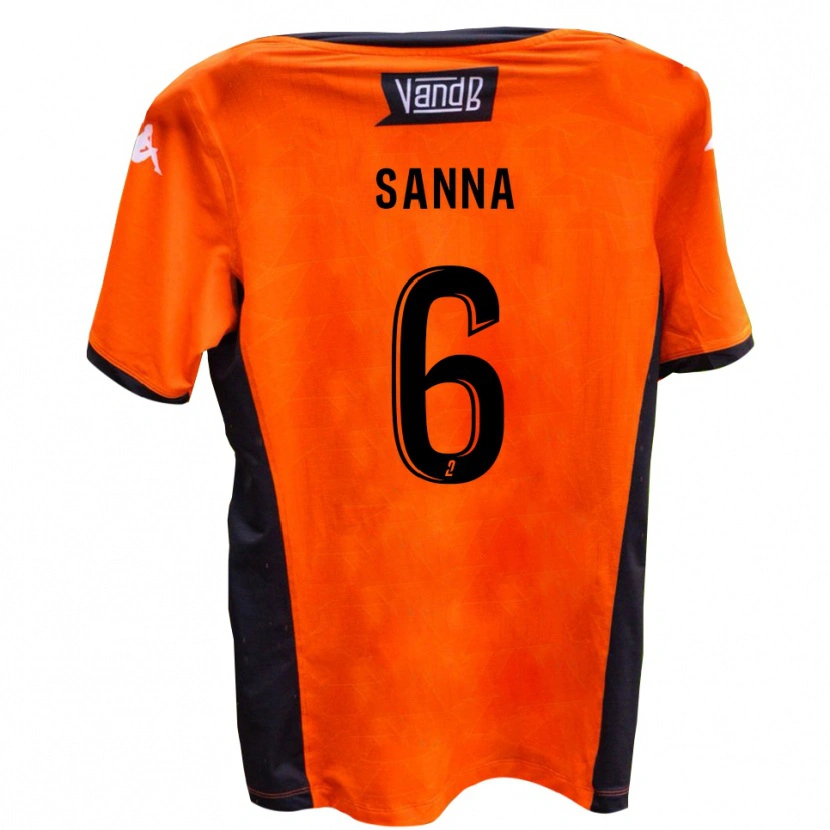 Danxen Pánské Sam Sanna #6 Bílá Černá Daleko Hráčské Dresy 2025/26 Dres