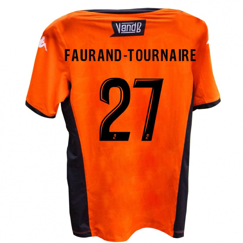Danxen Pánské Aymeric Faurand-Tournaire #27 Bílá Černá Daleko Hráčské Dresy 2025/26 Dres