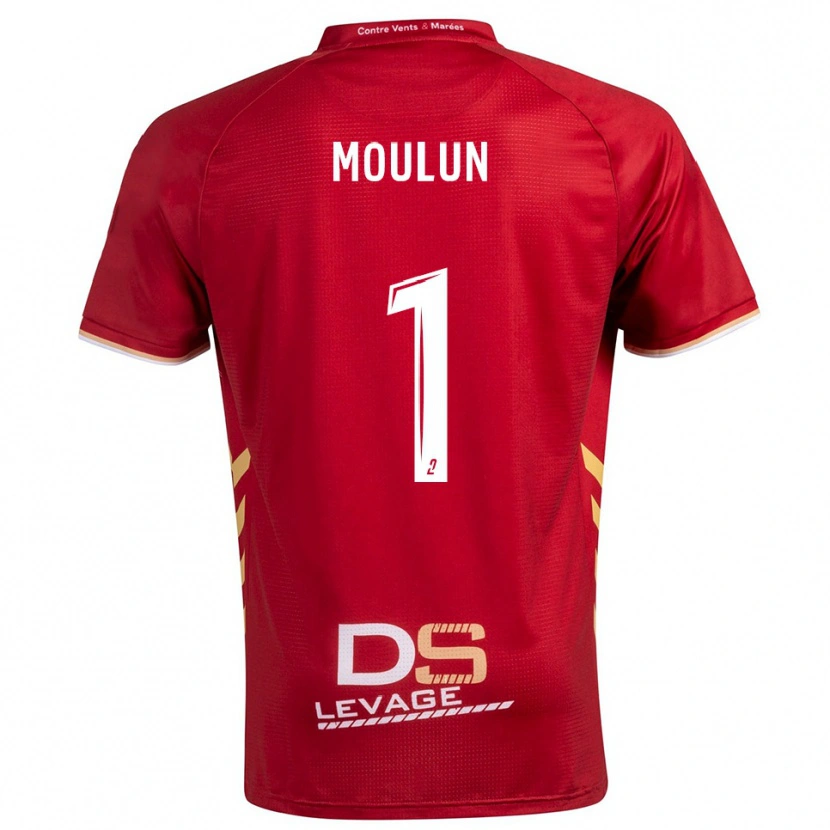 Danxen Pánské Clément Moulun #1 Burgundská Zlatá Daleko Hráčské Dresy 2025/26 Dres