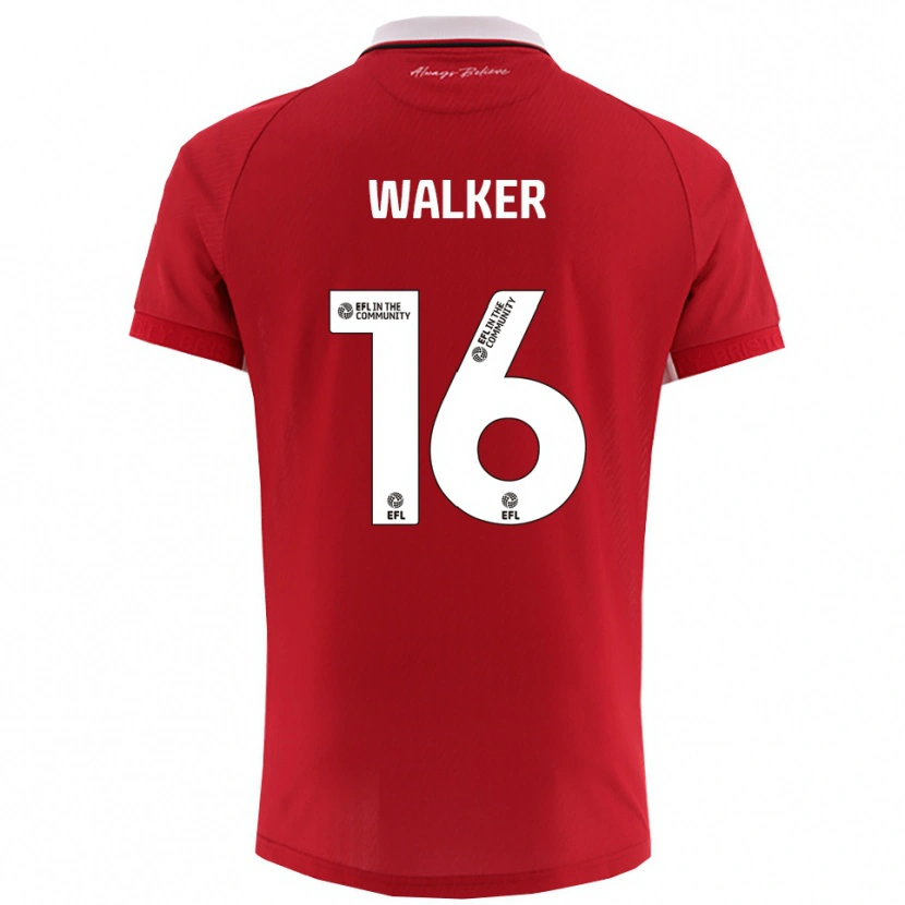 Danxen Dámské Cavalli Walker #16 Červená Bílá Domů Hráčské Dresy 2025/26 Dres