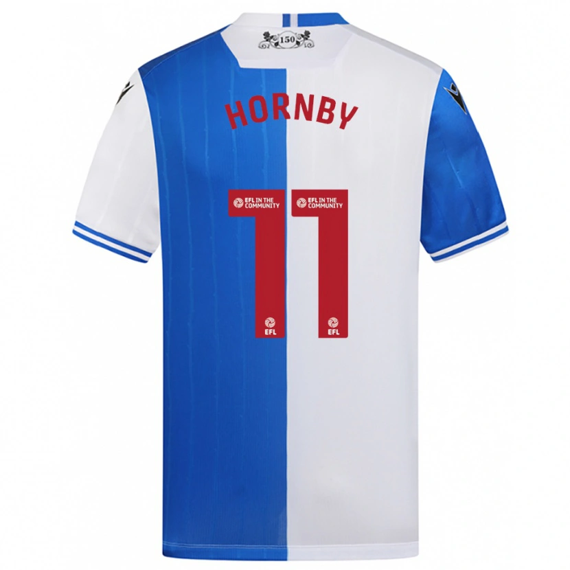 Danxen Dámské Megan Hornby #11 Modrá Bílá Domů Hráčské Dresy 2025/26 Dres