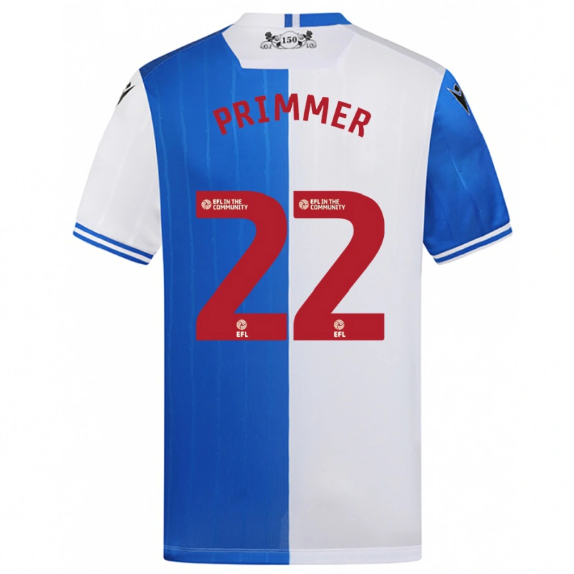 Danxen Dámské Tia-Jade Primmer #22 Modrá Bílá Domů Hráčské Dresy 2025/26 Dres
