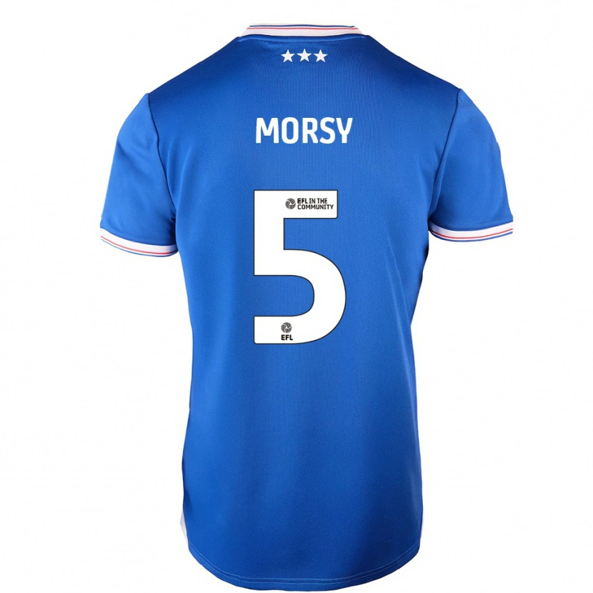 Danxen Dámské Samy Morsy #5 Modrá Bílá Domů Hráčské Dresy 2025/26 Dres