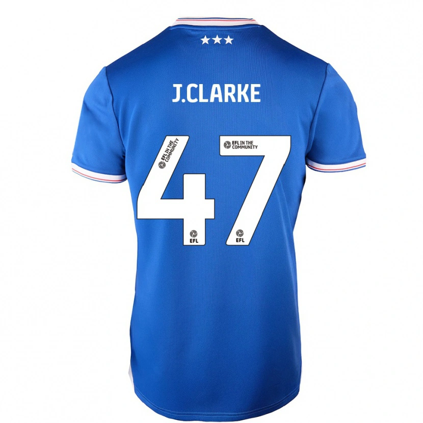 Danxen Dámské Jack Clarke #47 Modrá Bílá Domů Hráčské Dresy 2025/26 Dres