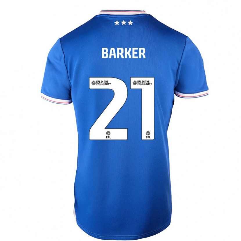 Danxen Dámské Maisy Barker #21 Modrá Bílá Domů Hráčské Dresy 2025/26 Dres