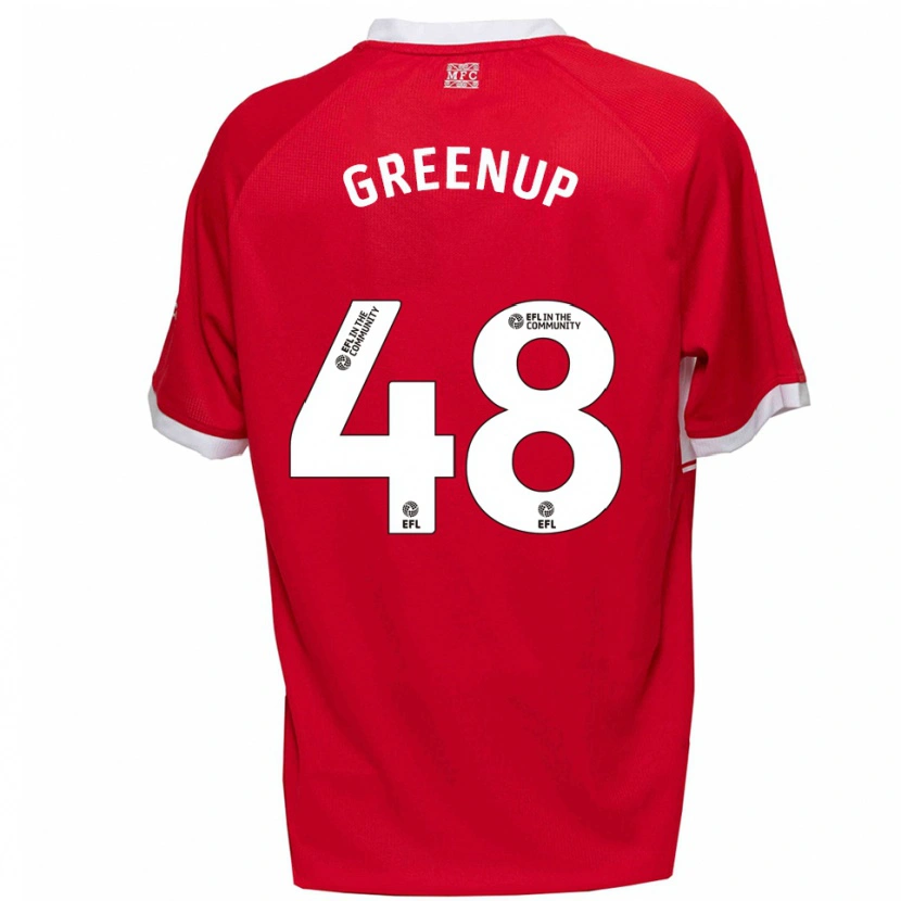 Danxen Dámské Isaac Greenup #48 Červená Bílá Domů Hráčské Dresy 2025/26 Dres