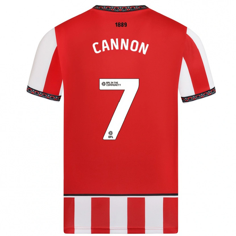 Danxen Dámské Tom Cannon #7 Červená Bílá Domů Hráčské Dresy 2025/26 Dres