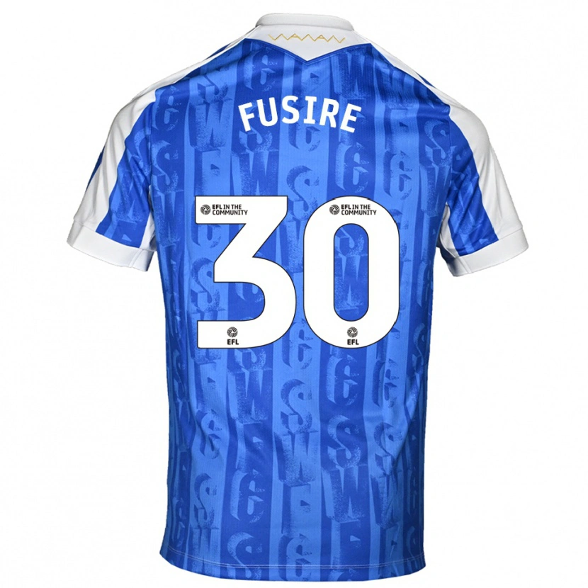 Danxen Dámské Sean Fusire #30 Modrá Bílá Domů Hráčské Dresy 2025/26 Dres