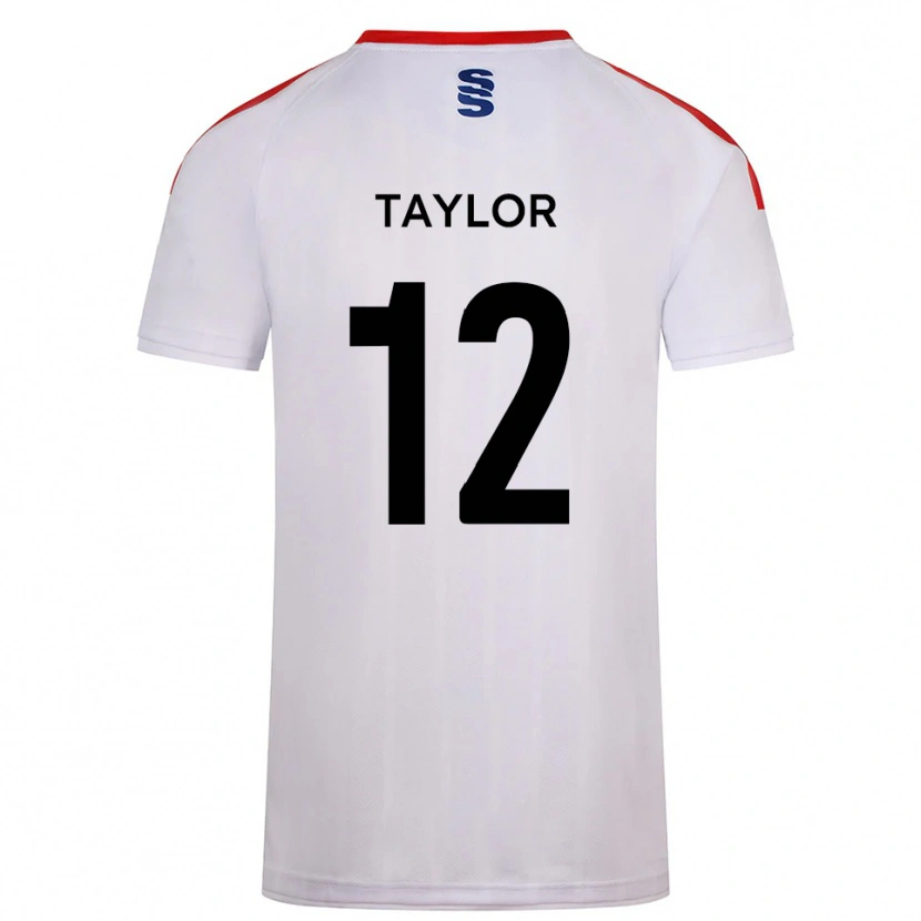 Danxen Dámské Max Taylor #12 Bílá Tmavě Modrá Domů Hráčské Dresy 2025/26 Dres