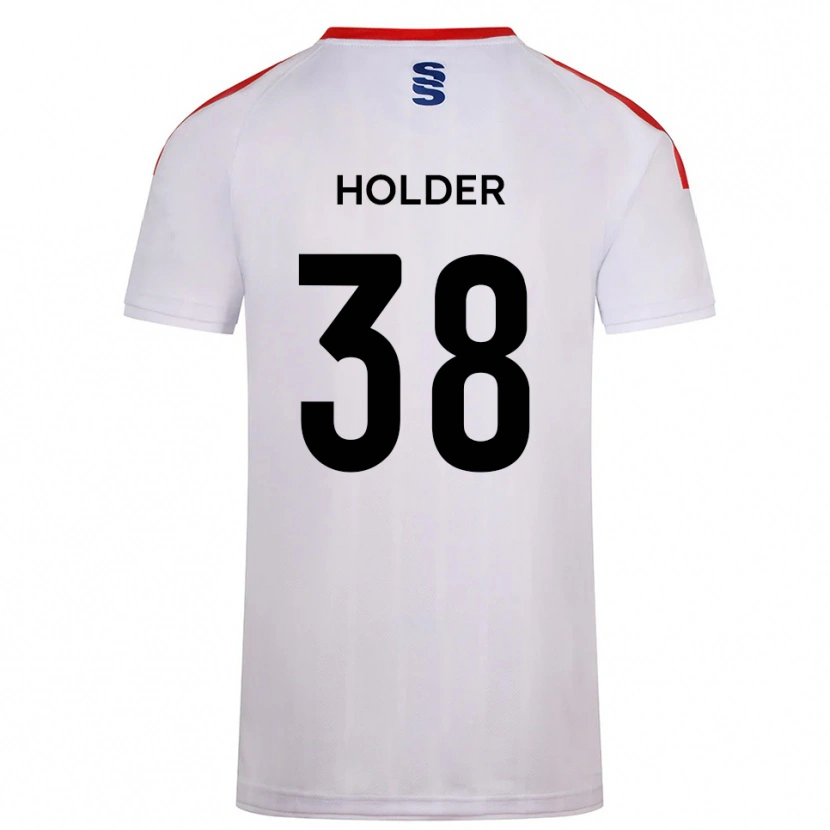 Danxen Dámské Stan Holder #38 Bílá Tmavě Modrá Domů Hráčské Dresy 2025/26 Dres