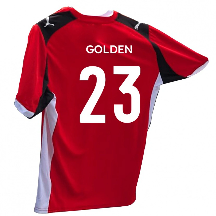 Danxen Dámské Tylor Golden #23 Červená Bílá Domů Hráčské Dresy 2025/26 Dres