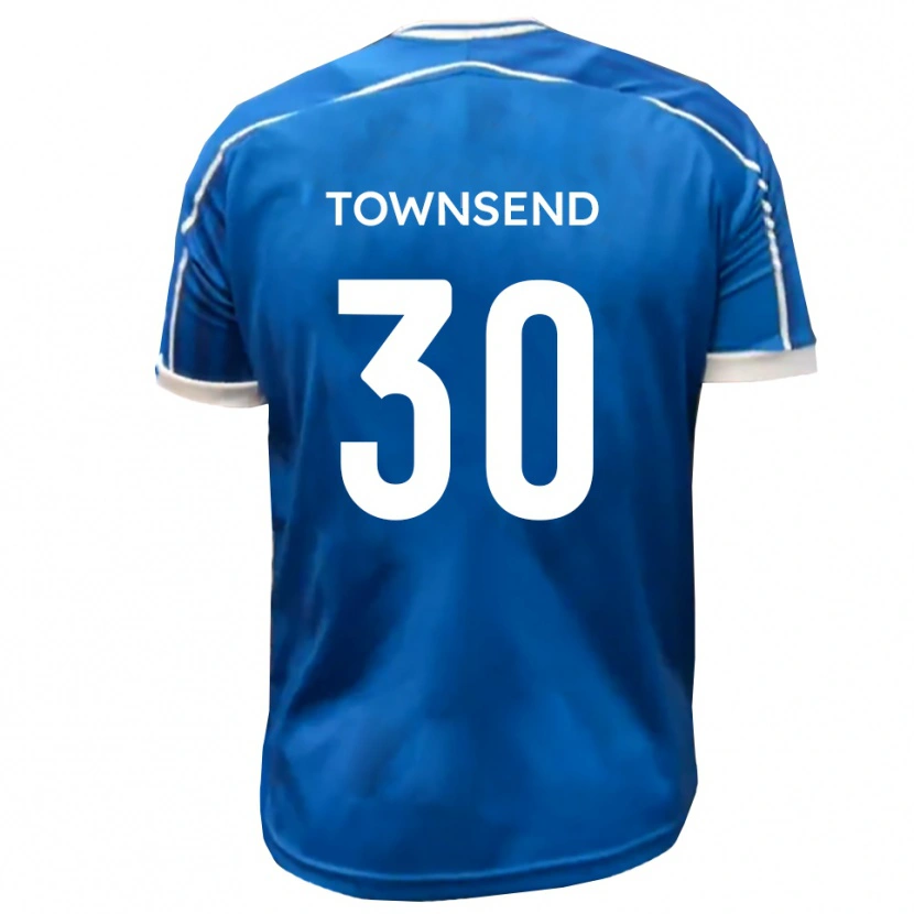 Danxen Dámské Nick Townsend #30 Modrá Bílá Domů Hráčské Dresy 2025/26 Dres