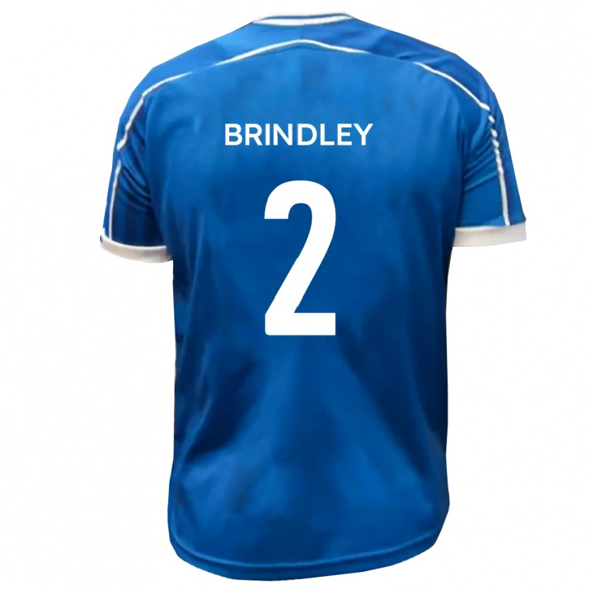 Danxen Dámské Richard Brindley #2 Modrá Bílá Domů Hráčské Dresy 2025/26 Dres