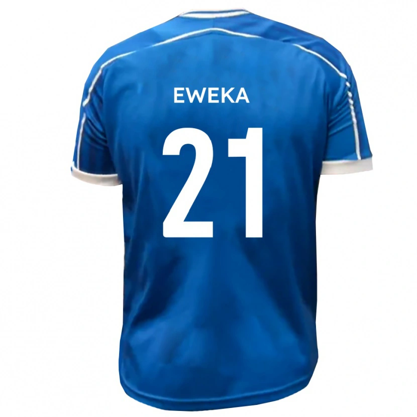 Danxen Dámské Temi Eweka #21 Modrá Bílá Domů Hráčské Dresy 2025/26 Dres