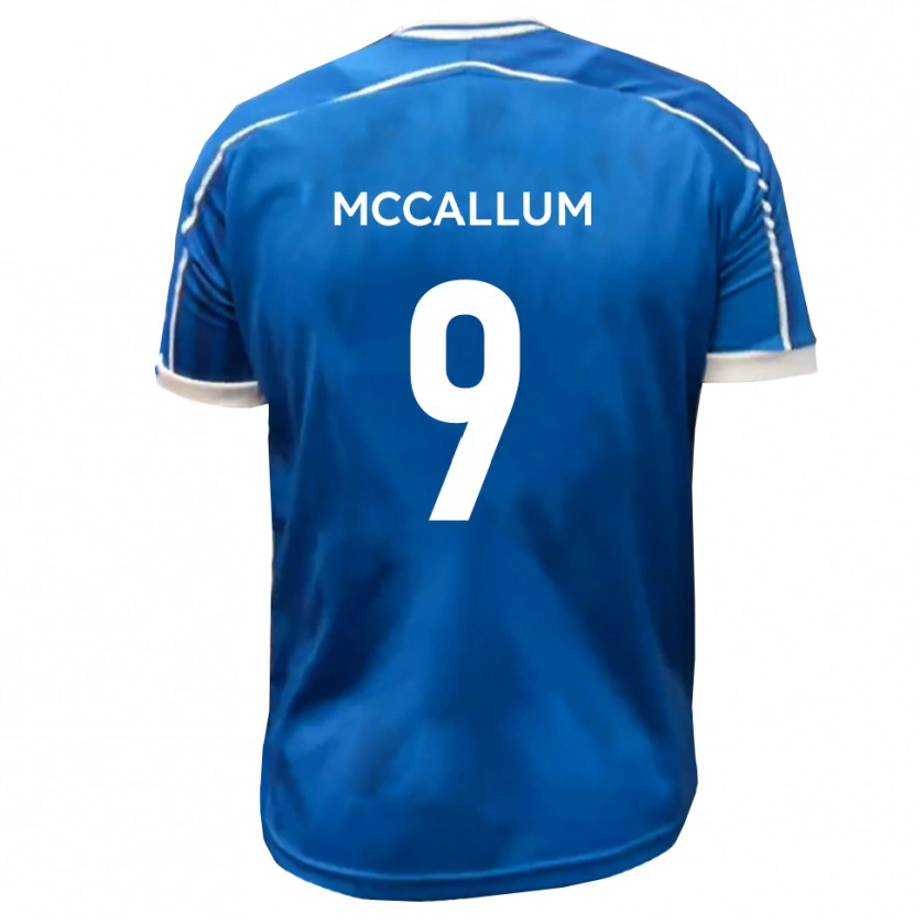Danxen Dámské Paul Mccallum #9 Modrá Bílá Domů Hráčské Dresy 2025/26 Dres