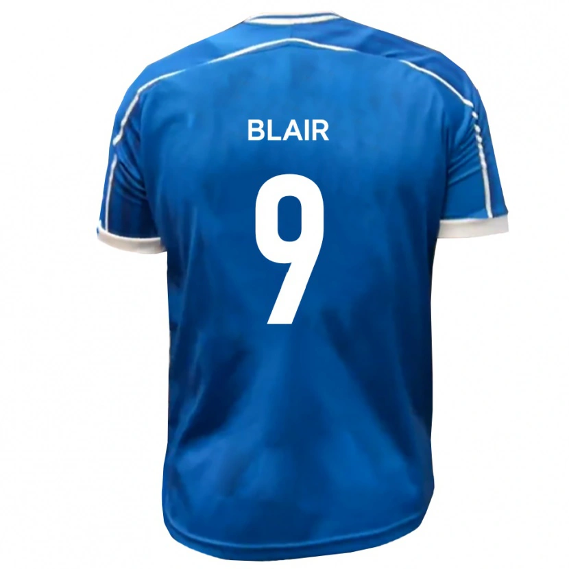 Danxen Dámské Aaron Blair #9 Modrá Bílá Domů Hráčské Dresy 2025/26 Dres