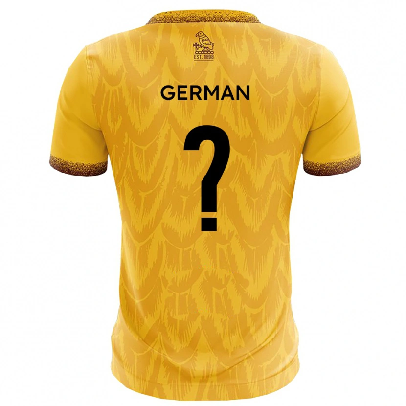 Danxen Dámské Millie German #0 Žlutá Hnědá Domů Hráčské Dresy 2025/26 Dres