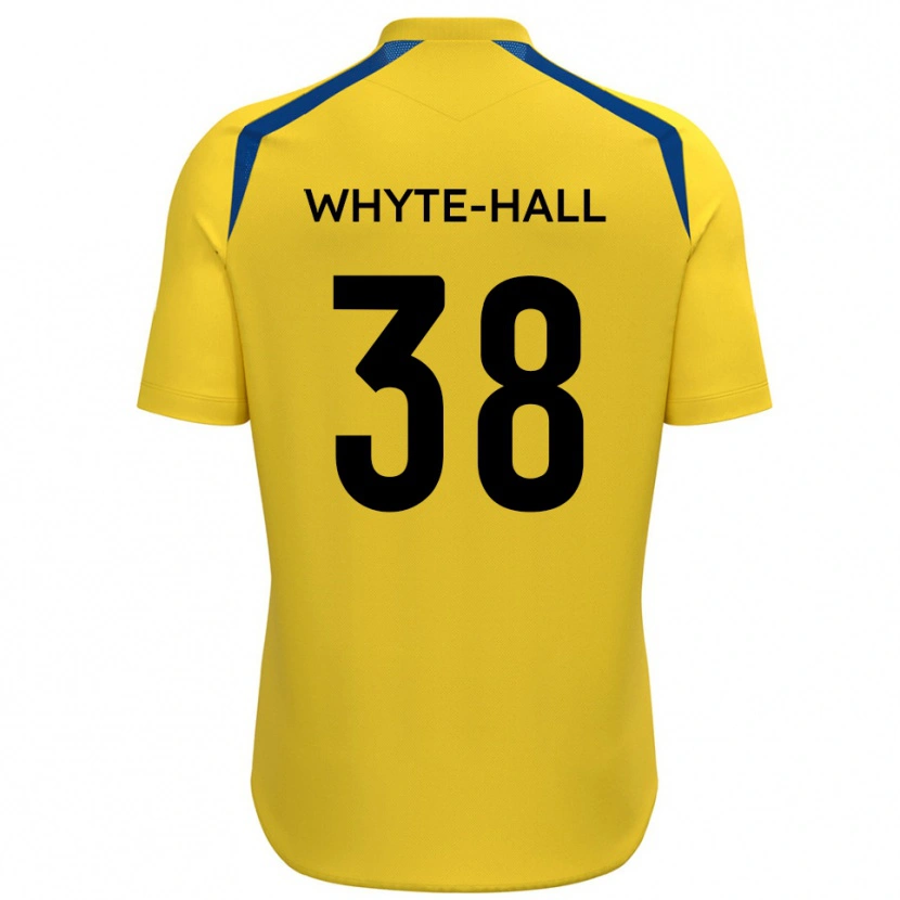 Danxen Dámské Szhem Whyte-Hall #38 Žlutá Modrá Domů Hráčské Dresy 2025/26 Dres