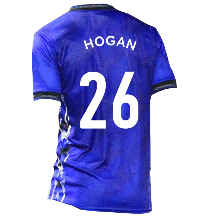 Danxen Dámské Liam Hogan #26 Modrá Bílá Domů Hráčské Dresy 2025/26 Dres