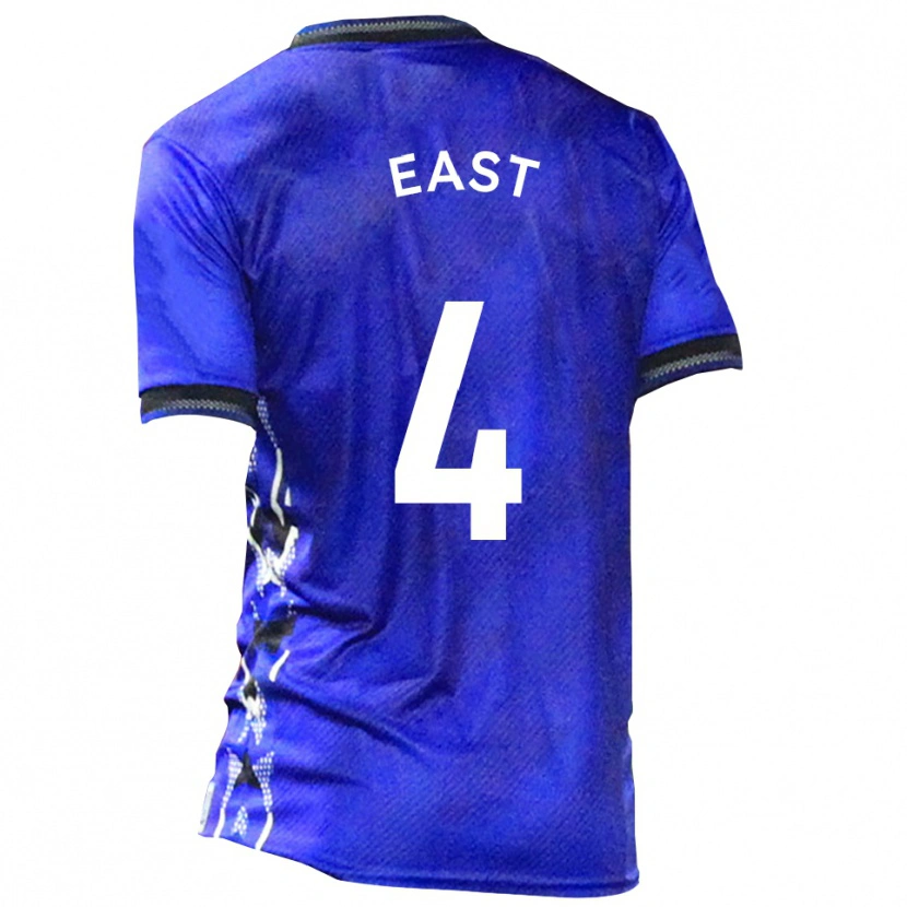 Danxen Dámské Ryan East #4 Modrá Bílá Domů Hráčské Dresy 2025/26 Dres