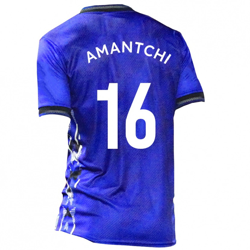 Danxen Dámské Levi Amantchi #16 Modrá Bílá Domů Hráčské Dresy 2025/26 Dres
