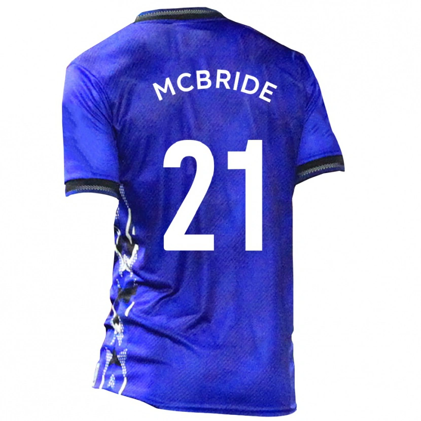 Danxen Dámské Connor Mcbride #21 Modrá Bílá Domů Hráčské Dresy 2025/26 Dres
