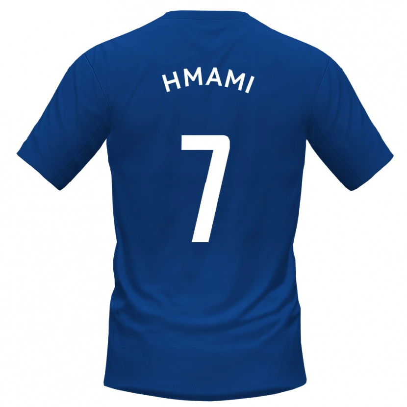 Danxen Dámské Josh Hmami #7 Modrá Bílá Domů Hráčské Dresy 2025/26 Dres