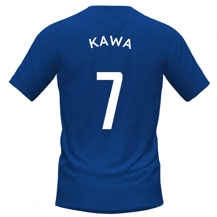 Danxen Dámské David Kawa #7 Modrá Bílá Domů Hráčské Dresy 2025/26 Dres