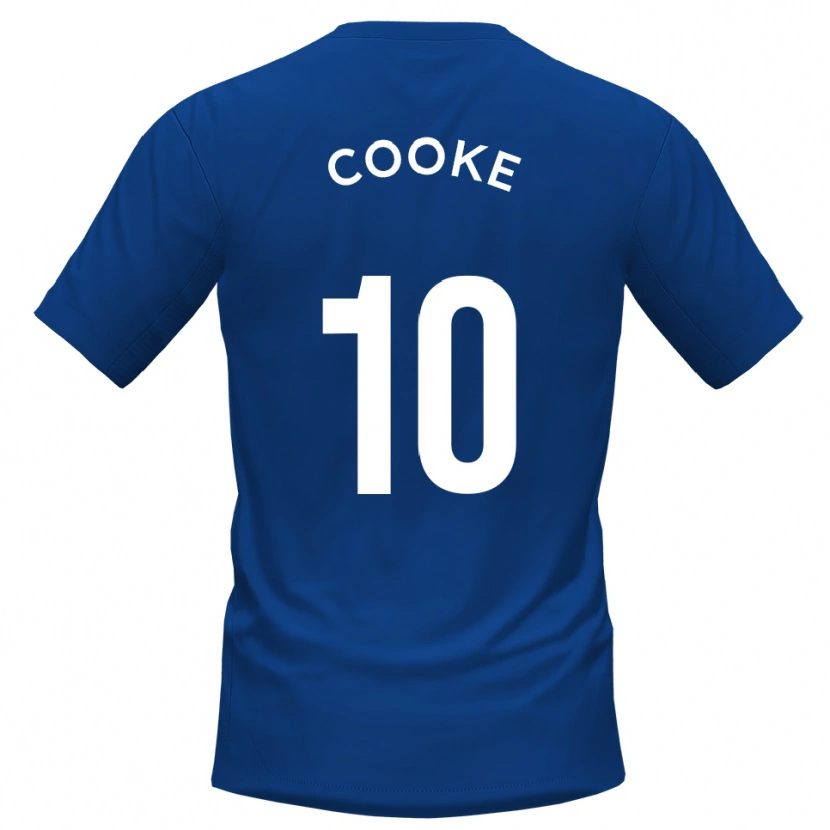 Danxen Dámské Jamie Cooke #10 Modrá Bílá Domů Hráčské Dresy 2025/26 Dres