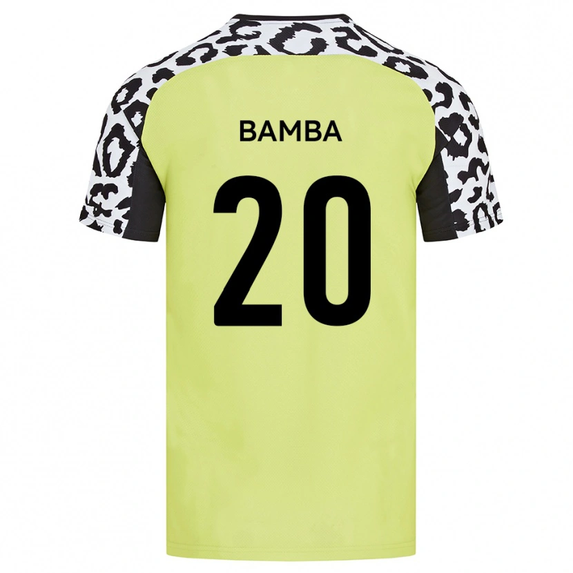 Danxen Dámské Yahya Bamba #20 Fluorescenční Žlutá Domů Hráčské Dresy 2025/26 Dres