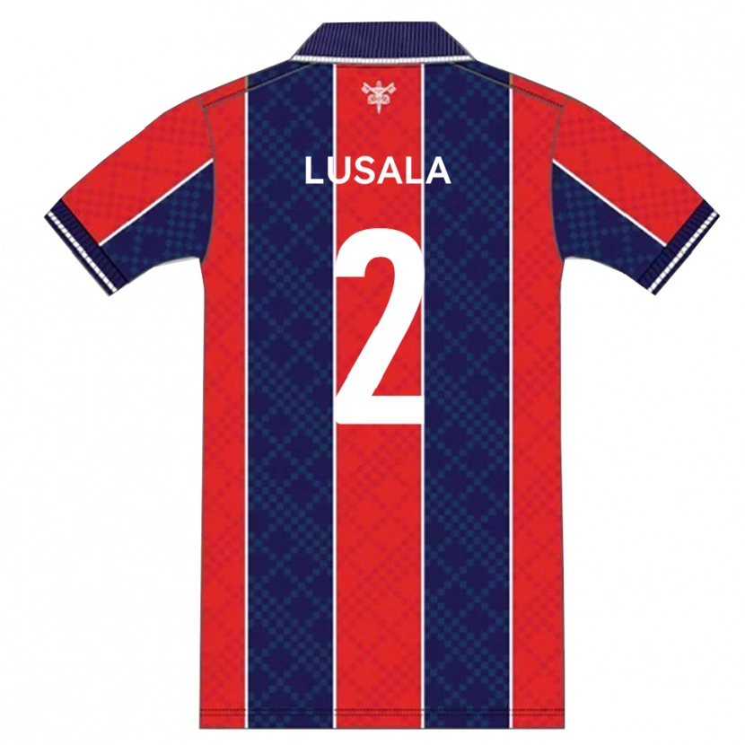 Danxen Dámské Dermi Lusala #2 Červená Tmavě Modrá Domů Hráčské Dresy 2025/26 Dres