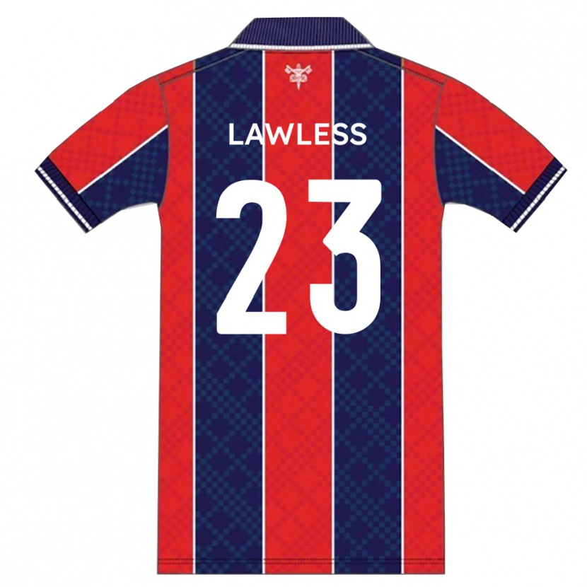 Danxen Dámské Conor Lawless #23 Červená Tmavě Modrá Domů Hráčské Dresy 2025/26 Dres