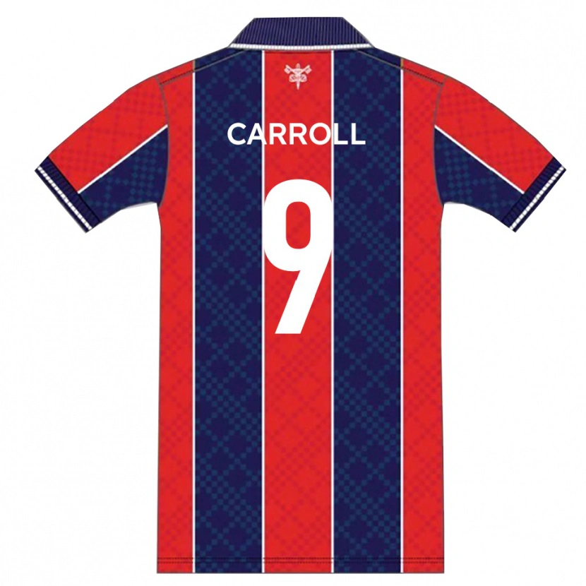 Danxen Dámské Andy Carroll #9 Červená Tmavě Modrá Domů Hráčské Dresy 2025/26 Dres