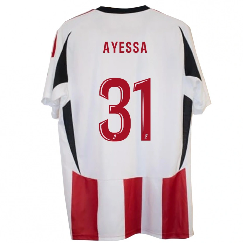Danxen Dámské Jésah Ayessa #31 Červená Modrá Domů Hráčské Dresy 2025/26 Dres