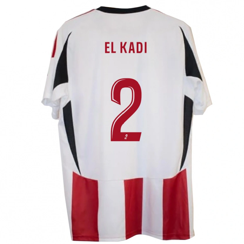 Danxen Dámské Marouane El Kadi #2 Červená Modrá Domů Hráčské Dresy 2025/26 Dres