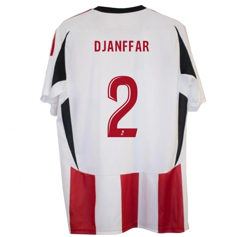 Danxen Dámské Amane Djanffar #2 Červená Modrá Domů Hráčské Dresy 2025/26 Dres