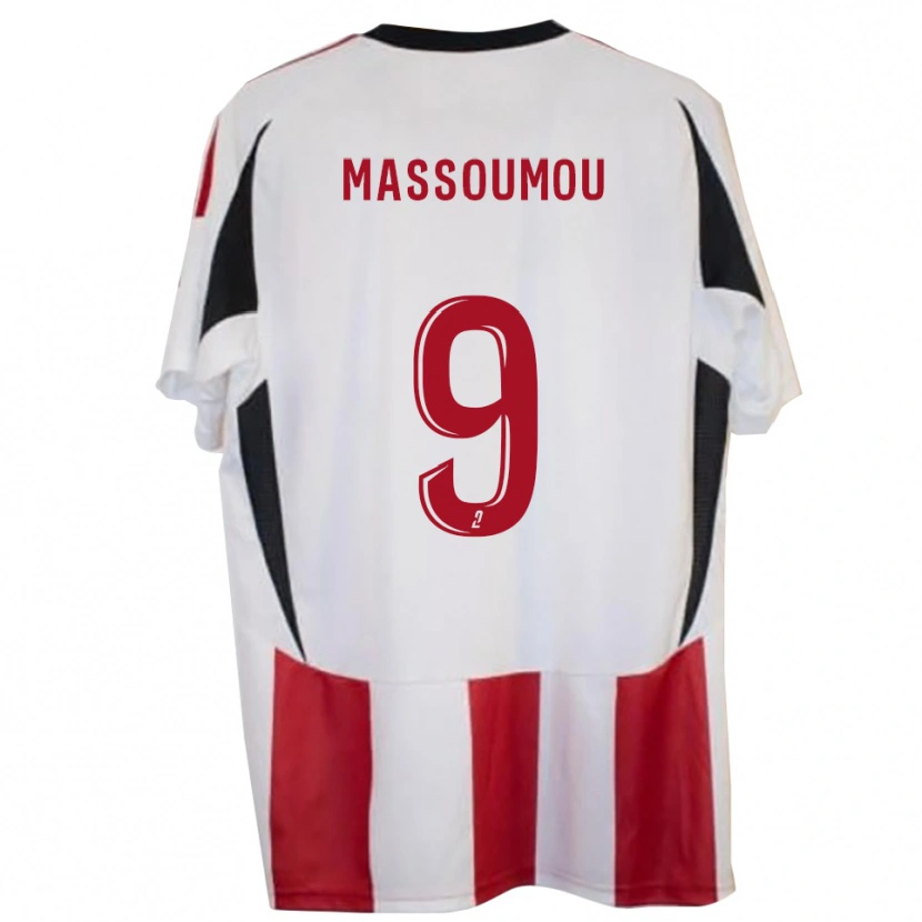 Danxen Dámské Keviriel Massoumou #9 Červená Modrá Domů Hráčské Dresy 2025/26 Dres
