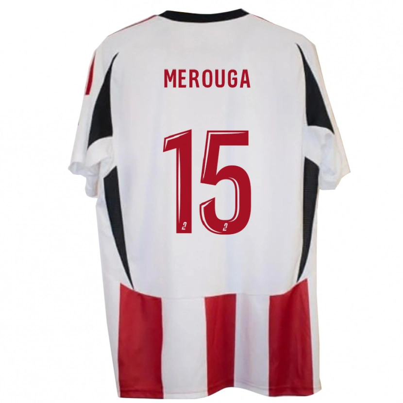 Danxen Dámské Bilal Merouga #15 Červená Modrá Domů Hráčské Dresy 2025/26 Dres