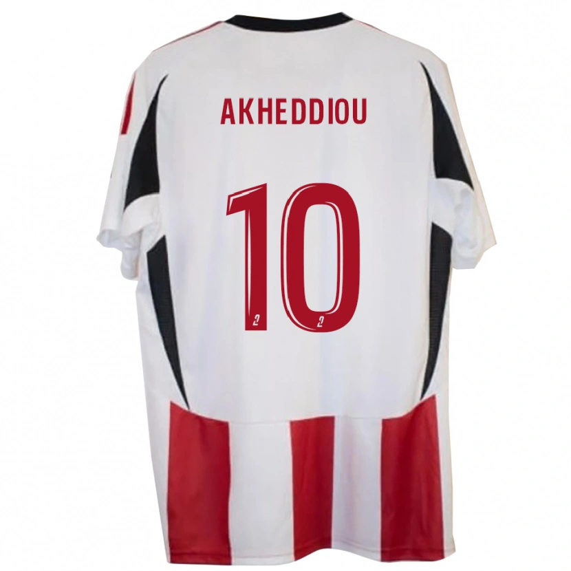 Danxen Dámské Rayan Akheddiou #10 Červená Modrá Domů Hráčské Dresy 2025/26 Dres