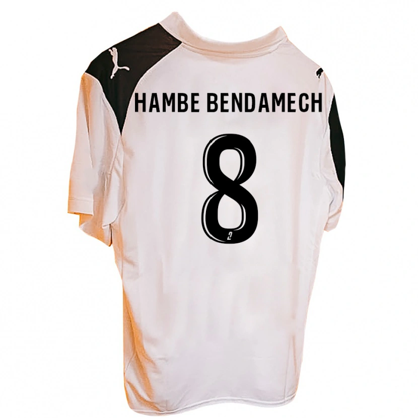 Danxen Dámské Liam Hambe Bendamech #8 Černá Bílá Domů Hráčské Dresy 2025/26 Dres