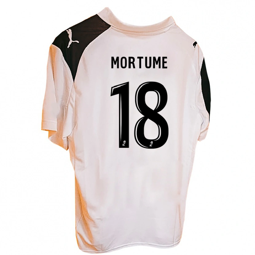Danxen Dámské Michael Mortume #18 Černá Bílá Domů Hráčské Dresy 2025/26 Dres